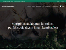 Tablet Screenshot of koiranpunkkikaulapanta.com